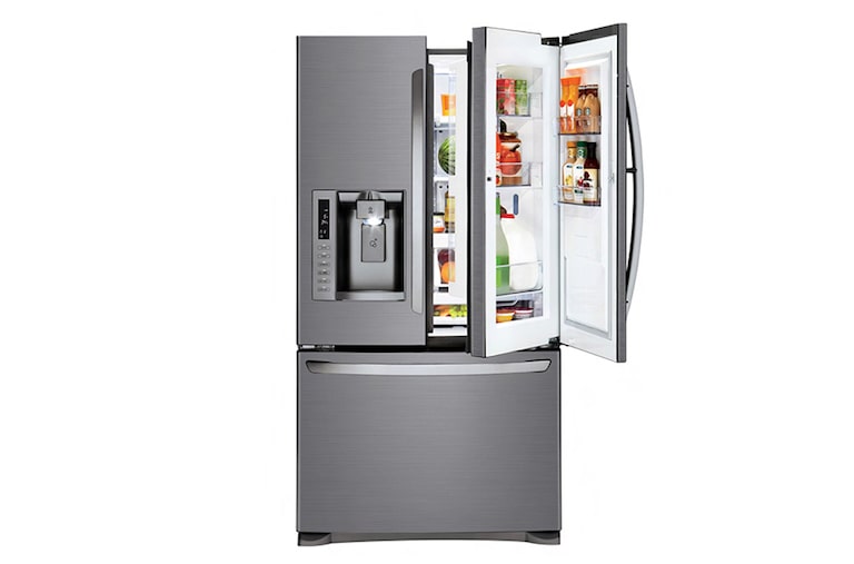 LG 613L Door-In-Door® French Door Fridge With Ice & Water Dispenser, GF-D613PL